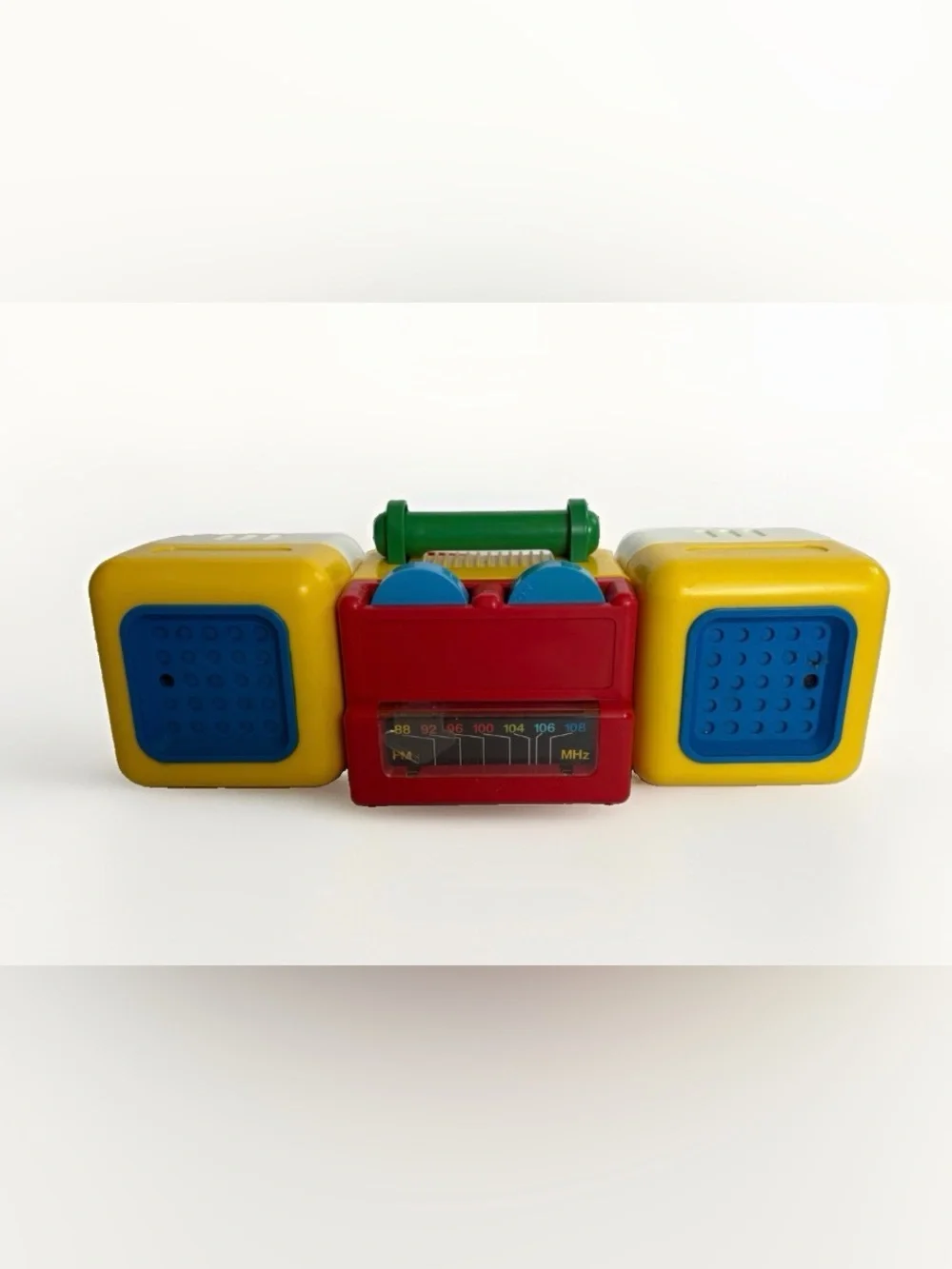 Vintage 1989 Playmates My Li'l Boom Box Musical Radio Toy Original Box Works